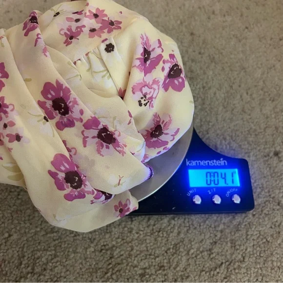 Princess Polly Nellie Mini Dress Yellow Floral 4, V-Neck, Tie Back - Picture 12 of 13